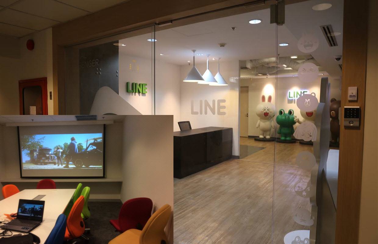 Exzel Video Conference Meeting Room AV Systems Installation @ LINE Thailand HQ