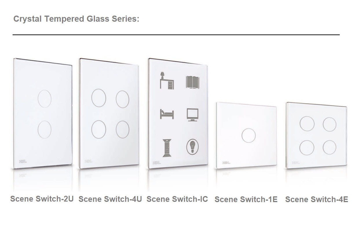 Hotel Guest Room Control - Tempered Glass doorbell keycard switch