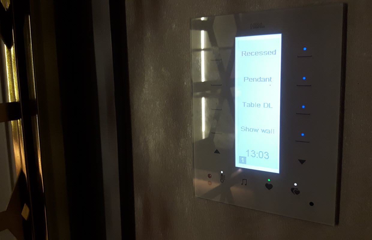 Crystal Tempered Glass Lighting Control Panels